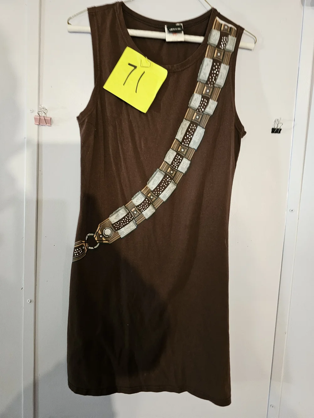 Chewbacca Costume Dress Girls Size Large Rubies - Picture 4 of 8